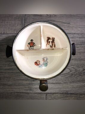 Antique (?) Excello Little Red Riding Hood Child’s Warming Dish